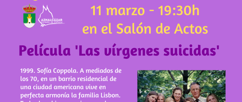 11 marzo - 1930h pelicula