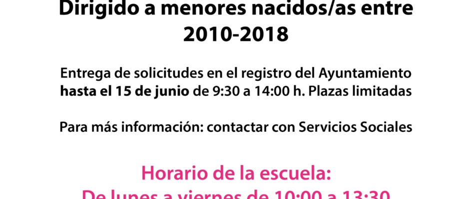 Cartel Escuela Verano 2022-01