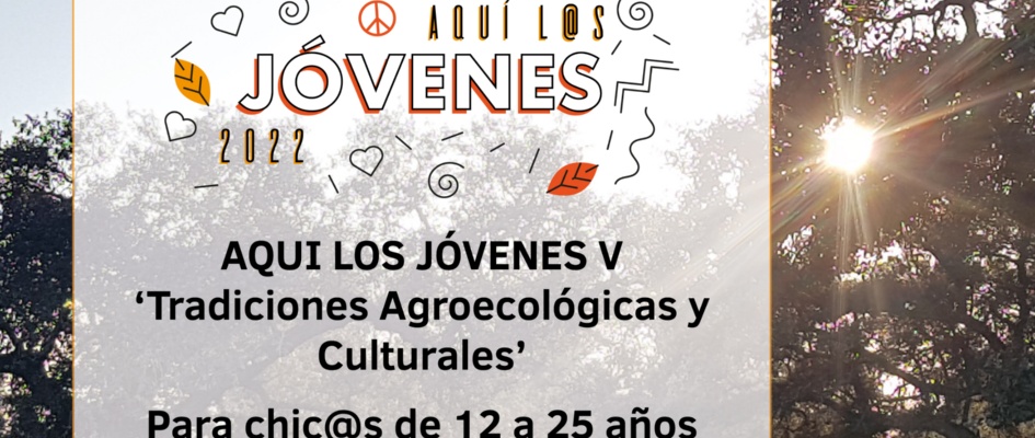 Cartel Aqui los jovenes 2022-01