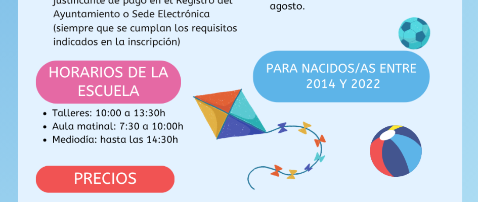 Escuela de verano (Post de Instagram (45))